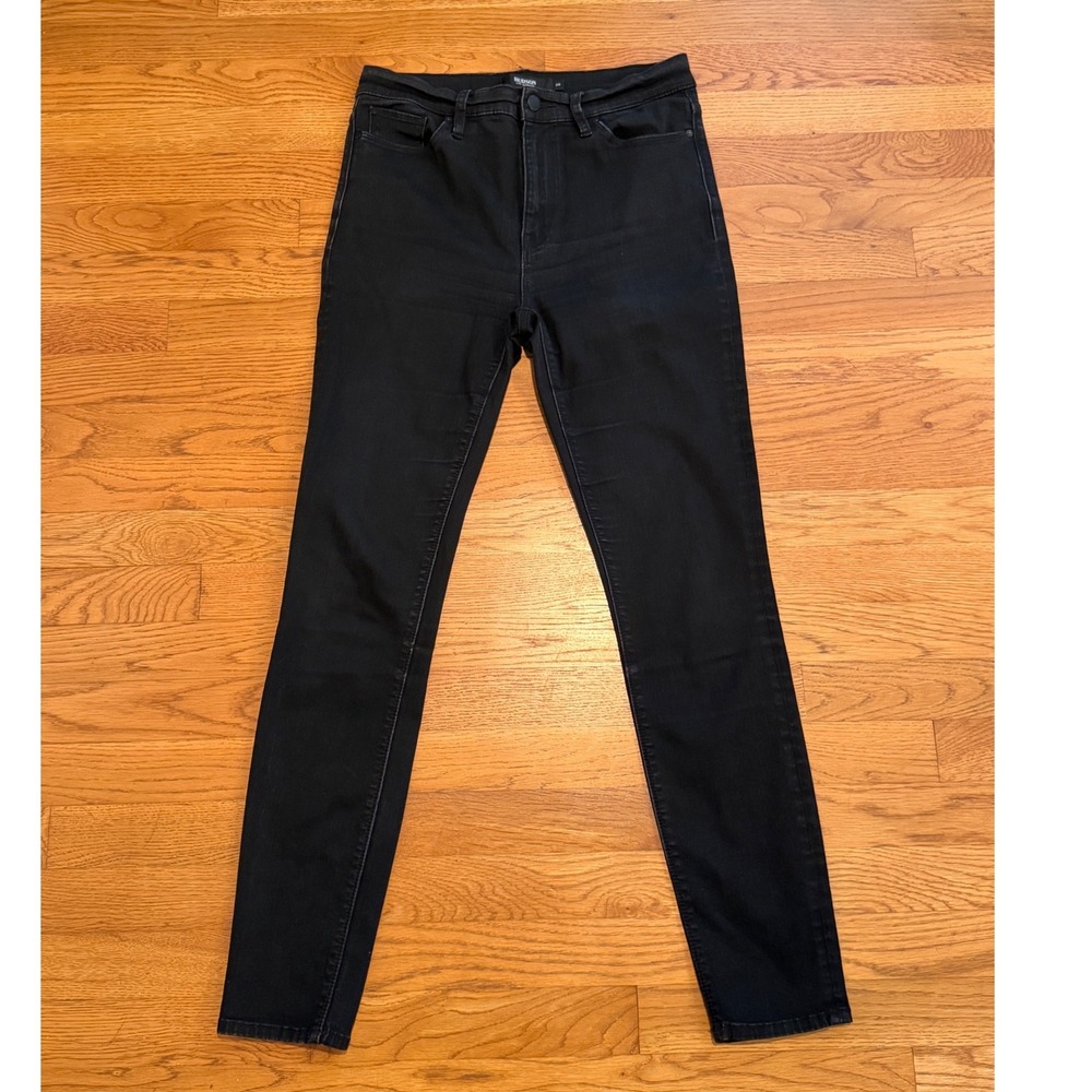 Hudson Barbara Super Skinny High Rise Jeans Black Size 29